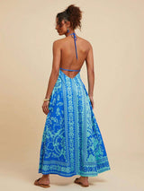 Floral Maxi Dress with Spaghetti Straps image 4