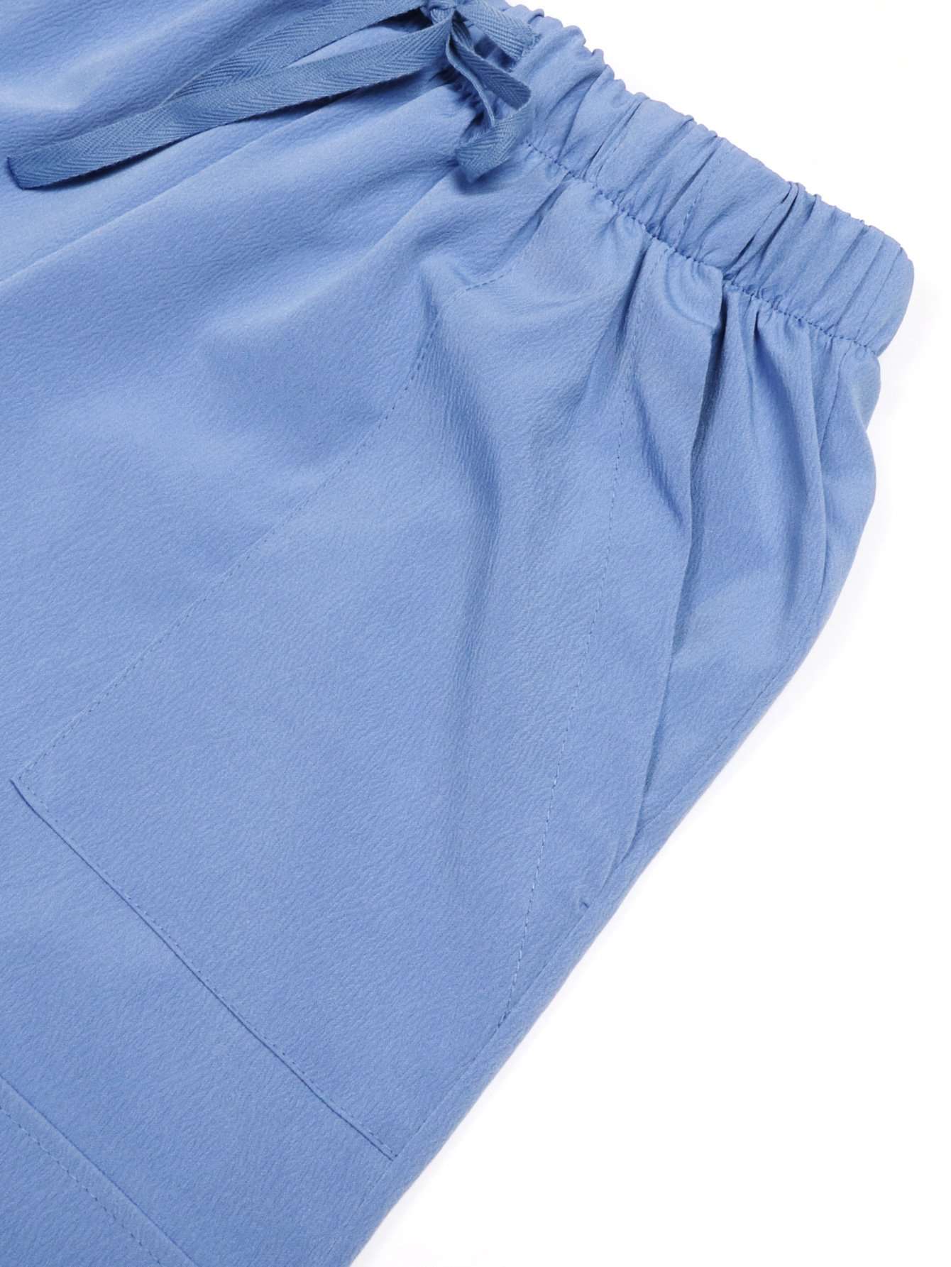 Drawstring Culotte Shorts image 5