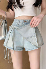 Trendy Shorts with Wrap-Style Detail image 0