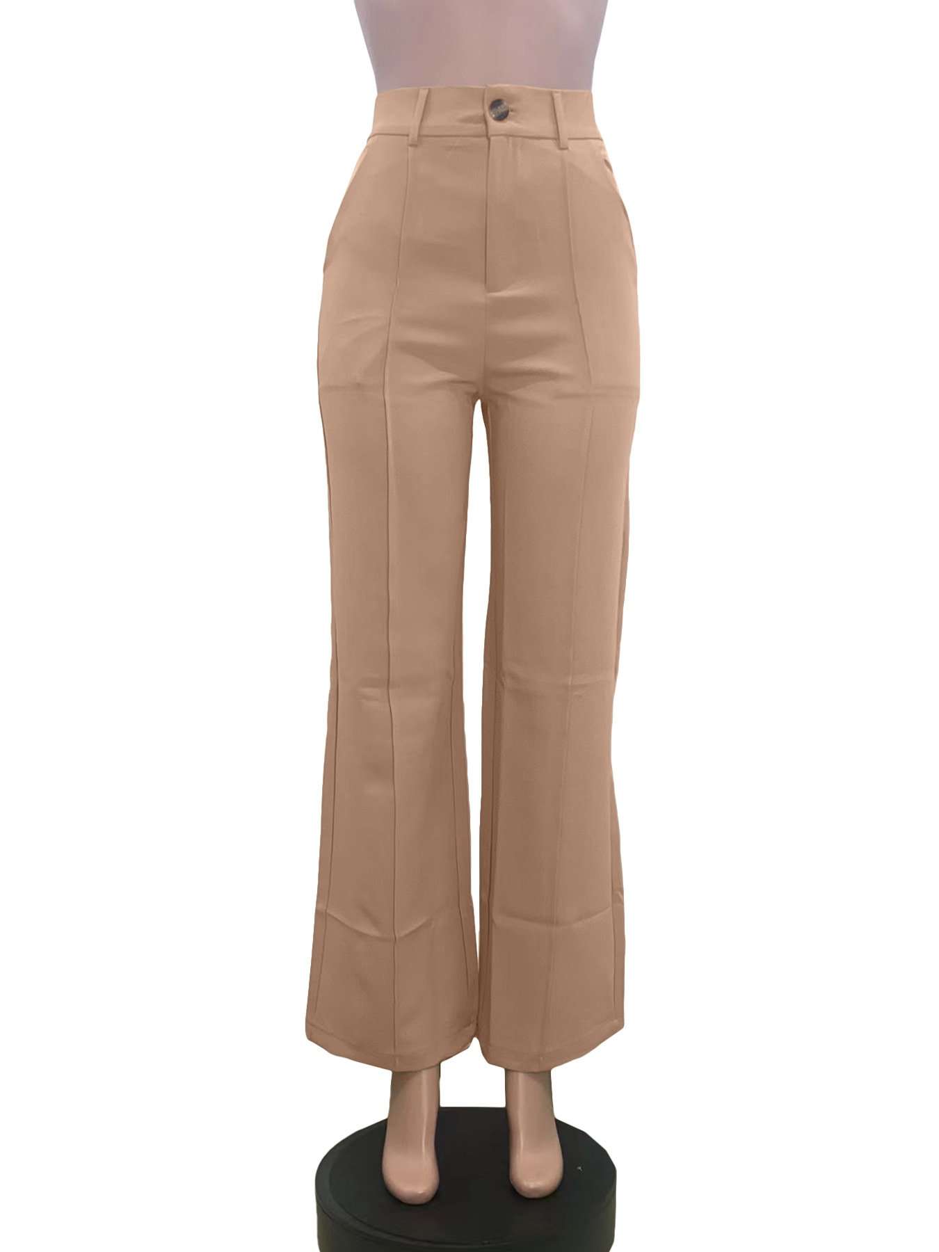 Relaxed Beige Trousers image 2