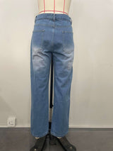 Casual Patchwork Print Pants Streetwear image 5