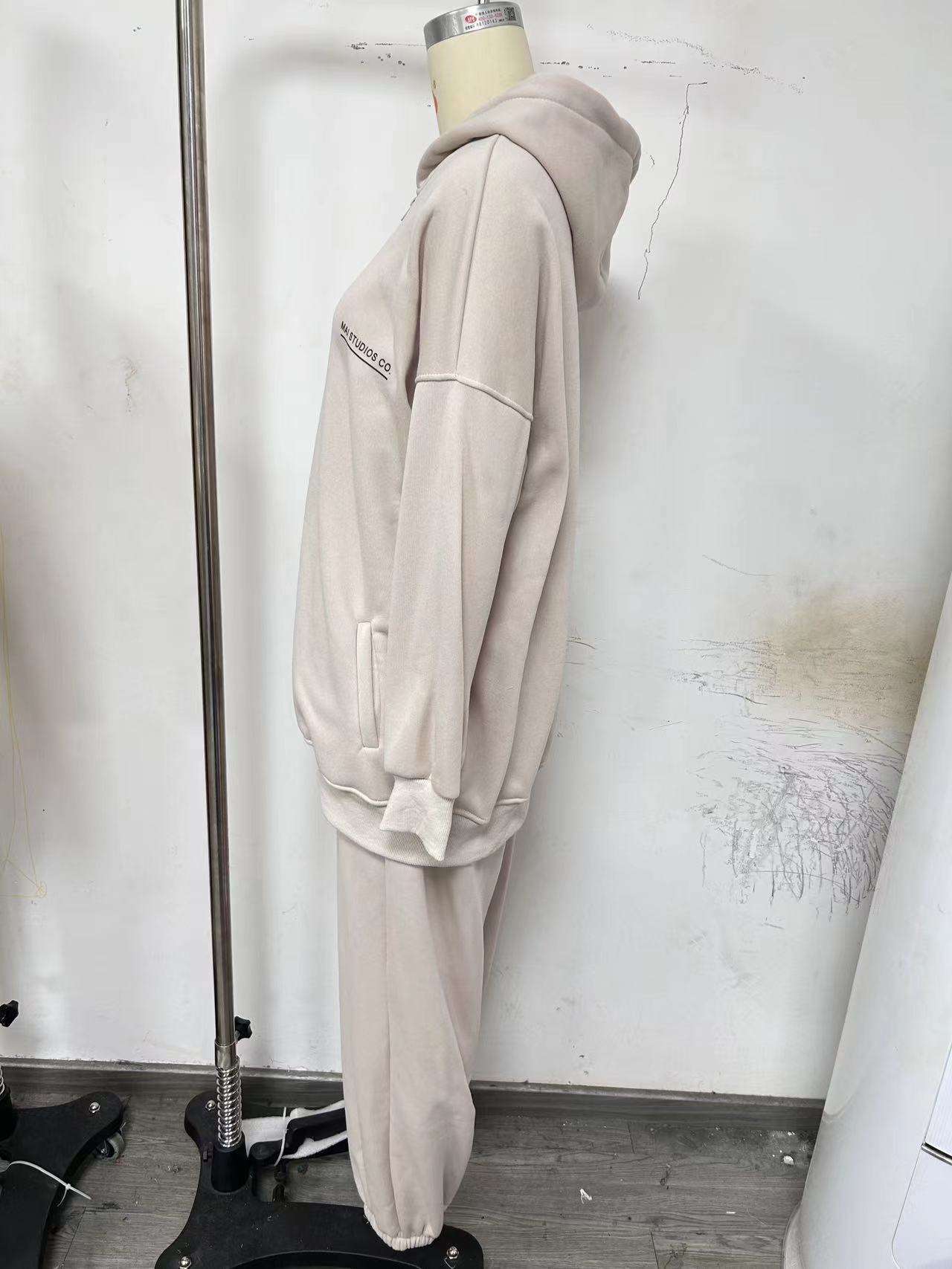 Zip Up Sweatshirt Sweatpant Set image 6