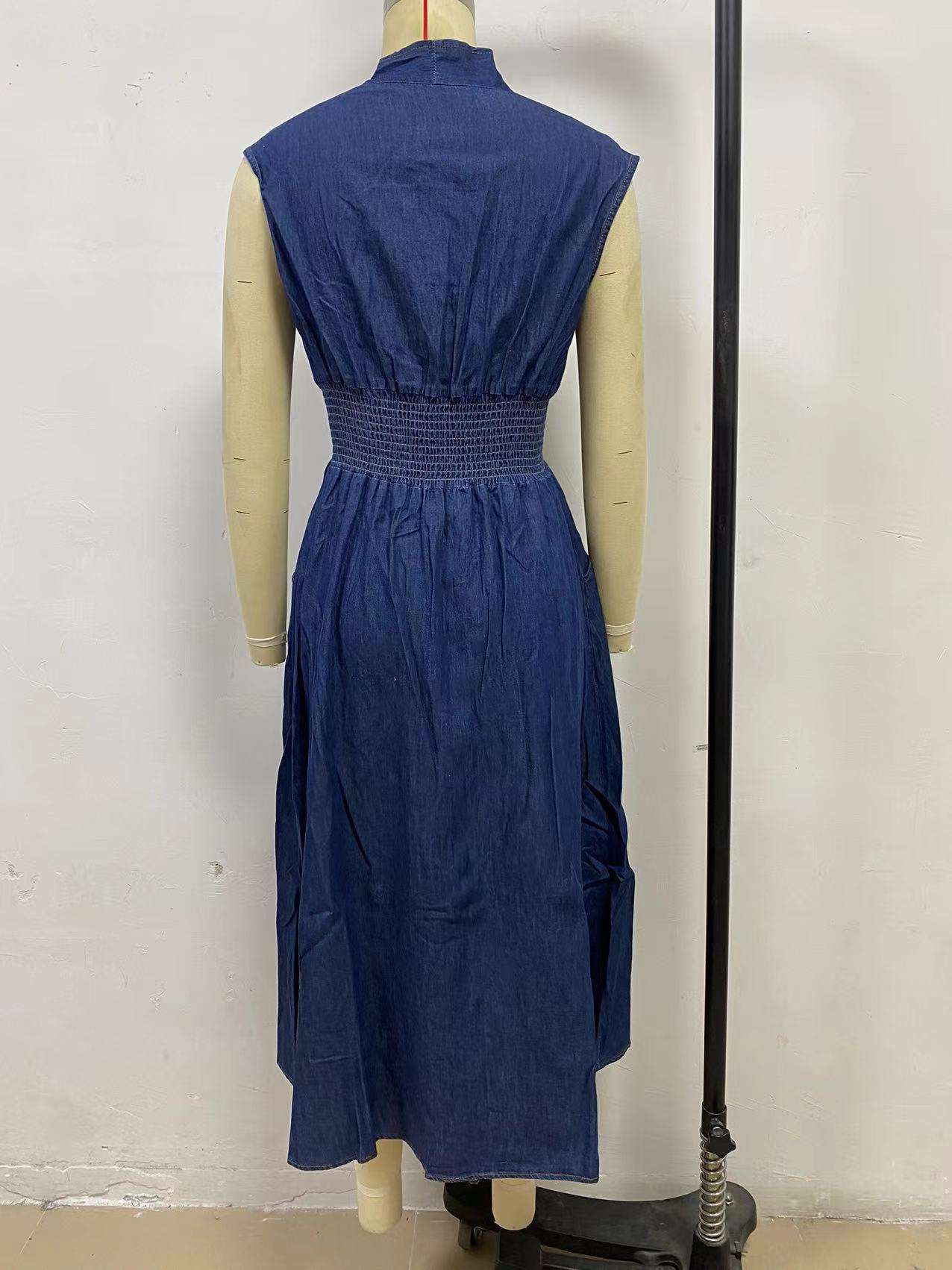 Midi Dress with Front Zipper image 4