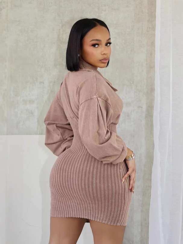 Better Than Good Long Sleeve Mini Dres image 3