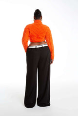 Vivid Contrast Palazzo Pants image 3