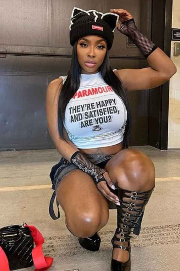 Letter Print Front Sleeveless Crop Top Streetwear image 1