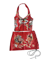 Edgy Print Faux Leather Two-Piece Set image 6