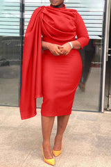 Elegance Enwrapped Midi Dress image 0