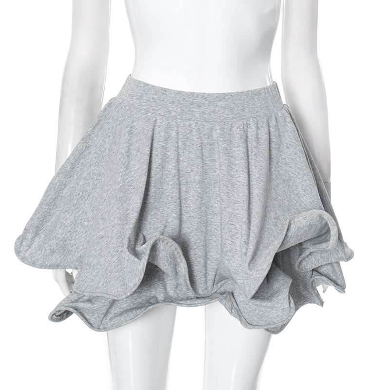 UPSIDE DOWN WAVY MINI SKIRT image 5