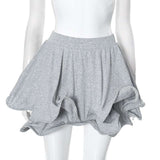 UPSIDE DOWN WAVY MINI SKIRT image 5