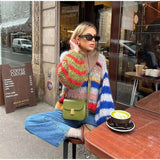 Colorful Striped Sweaters for Women image 4