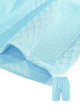 Textured Polo and Shorts Set image 10