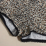 Animal Printed Low-Rise Lounge Shorts image 4