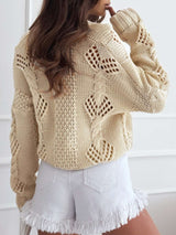 Cozy Knitted Cardigan with Button Details image 2