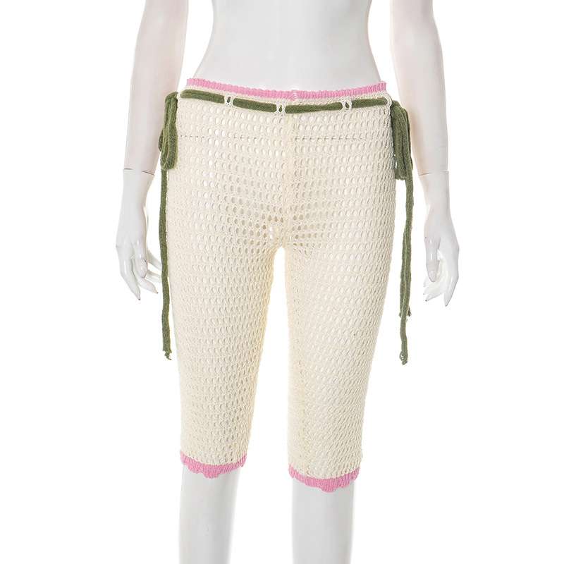 Drawstring Bermuda Shorts with Trim image 4