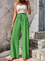 Wide Leg Flowy Pants Palazzo Trousers image 6