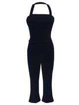 Halter-Neck Top and Pant Minimalist Fit image 4