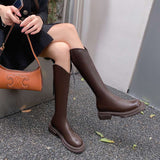 Round Toe nee High Boots image 0