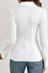 Striped Shirt Style Top image 2