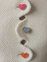 Chic Cardigan with Heart Details image 5