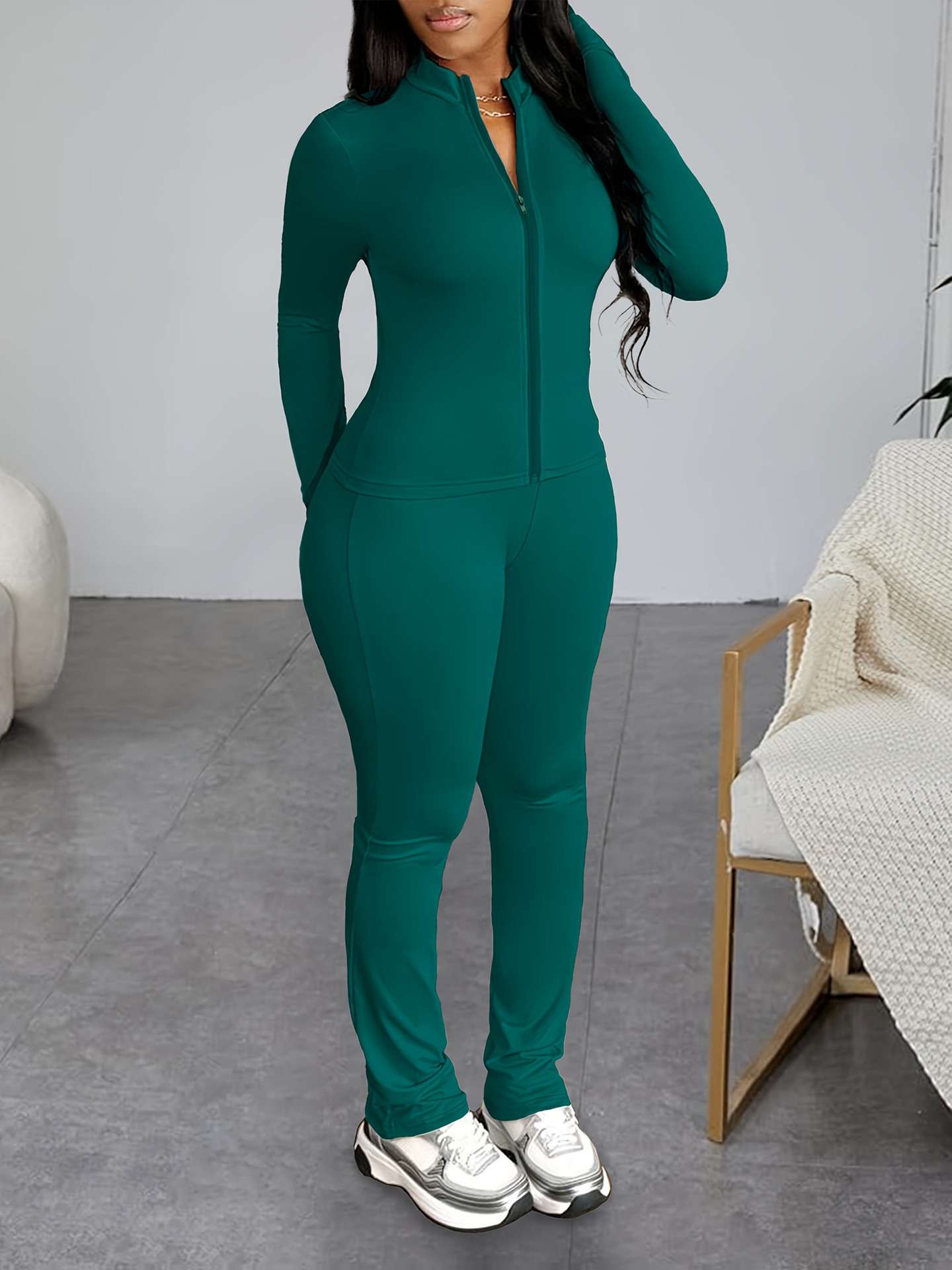 Siold Athletic Tracksuit - S, Green image