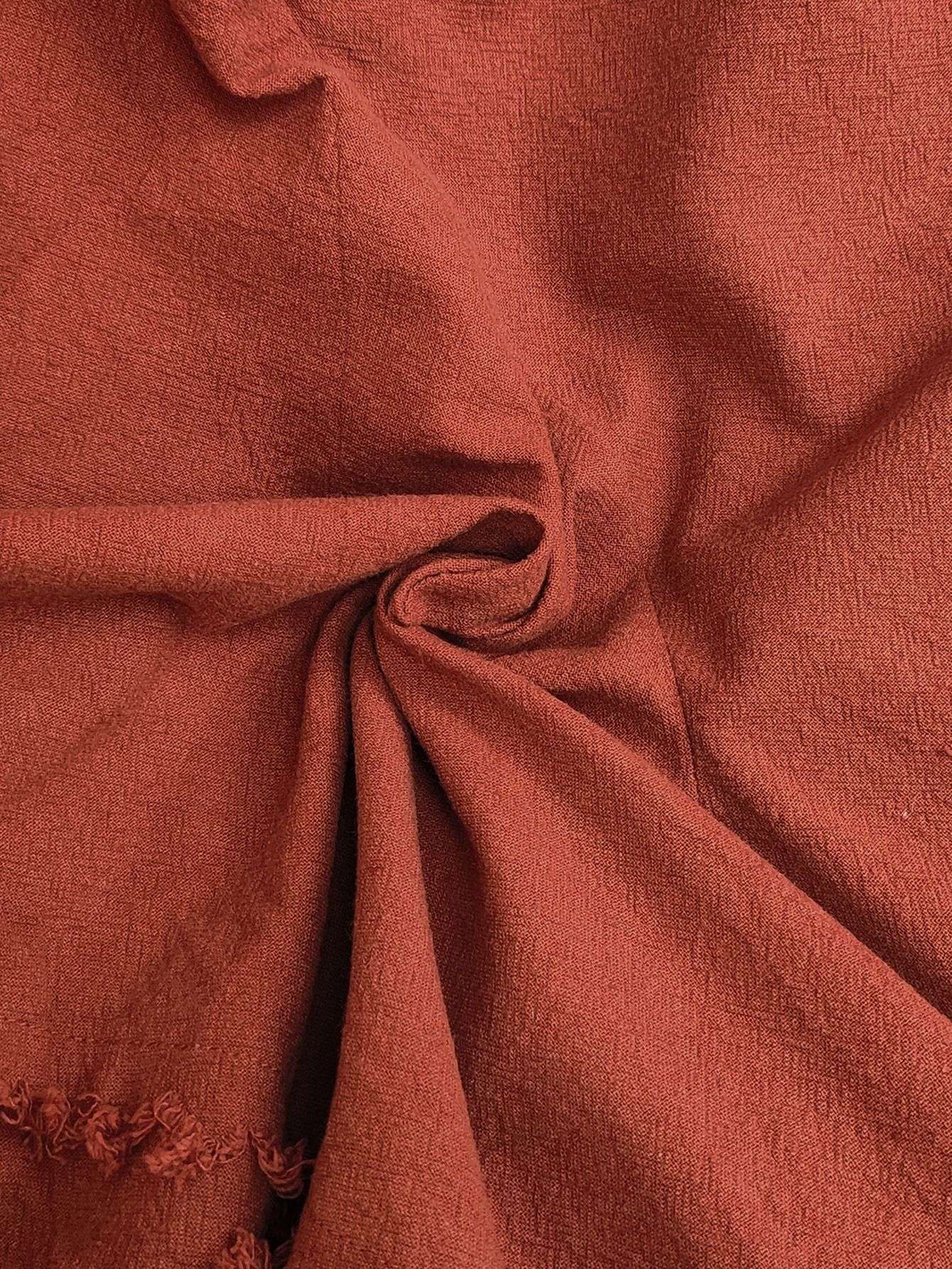 Bohemian Style Wide-Leg Trousers image 4