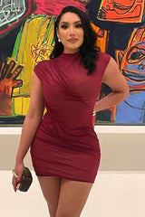 Sleeveless Slim Fit Short Evening Dress image 0