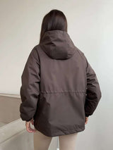 Hooded Windbreaker with Multiple Pockets image 3