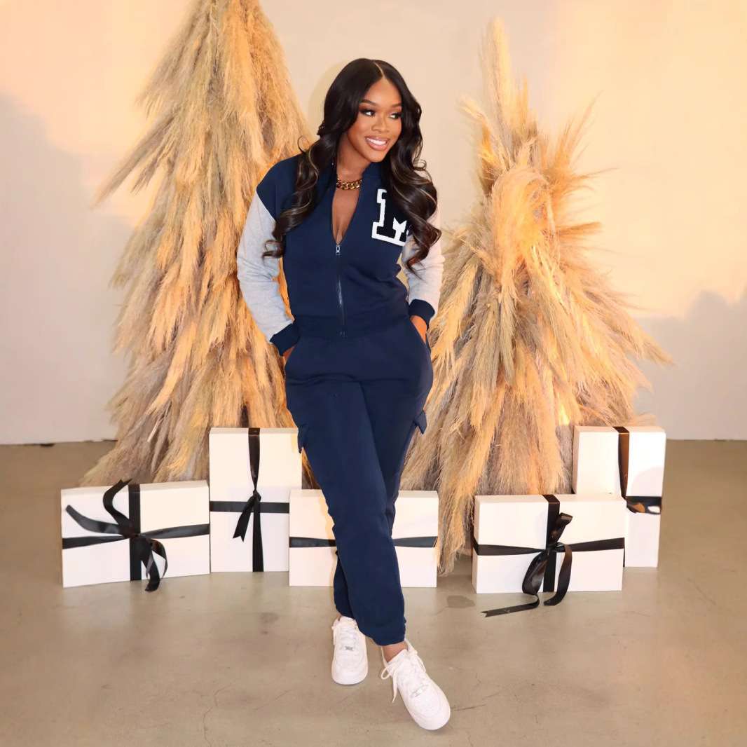 Boat-Neck Top & Pants Set image 2