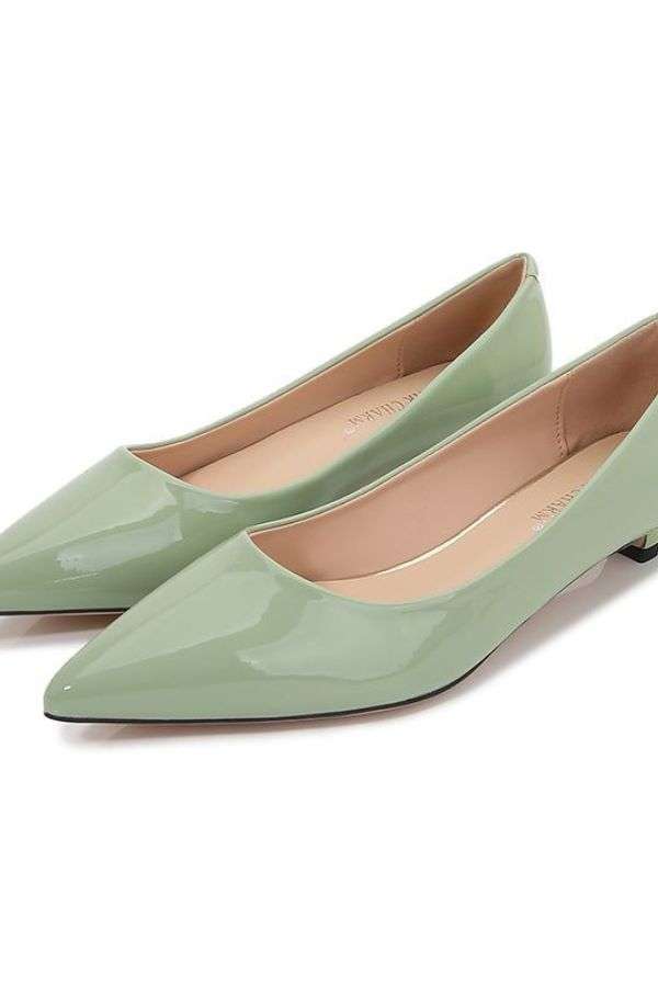 Pointed Toe Kitten Heel Shoes image 0