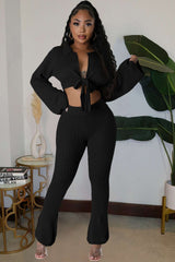 Cozy Chic Knit Top and Pants Set image 1