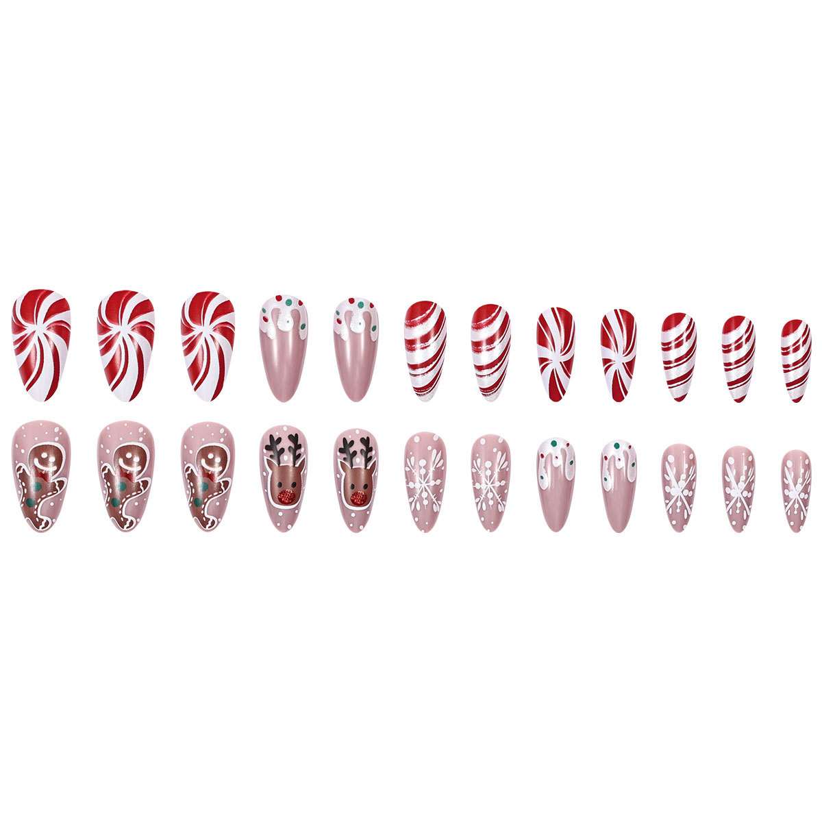 Festive Holiday Nail Art Set image 2