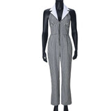 Dressy V Neck Sleeveless Jumpsuit image 3
