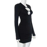 Hollow-out Bodycon Dress image 4