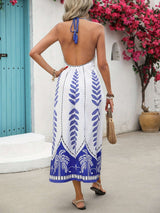 Boho-Chic Printed Maxi Dress image 5