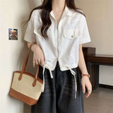 Casual Pastel Zip-Up Shirt image 2