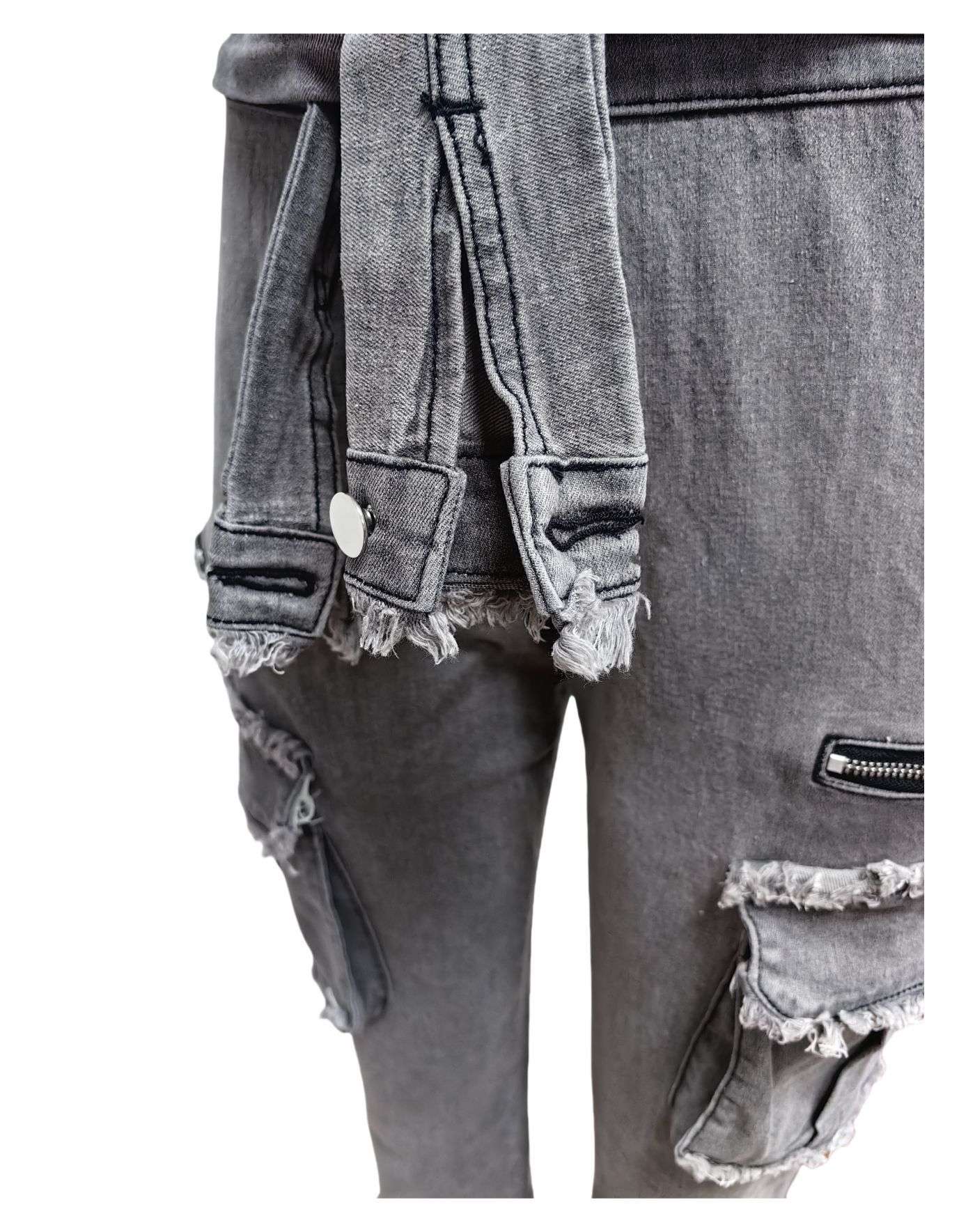 Multi Pocket Tie Up Waist Jumpsuits image 6