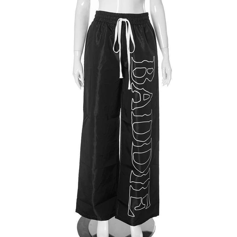 Graphic Wide Leg Sweatpants image 3