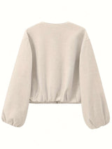 Cozy Oversized Bomber Jacket image 3