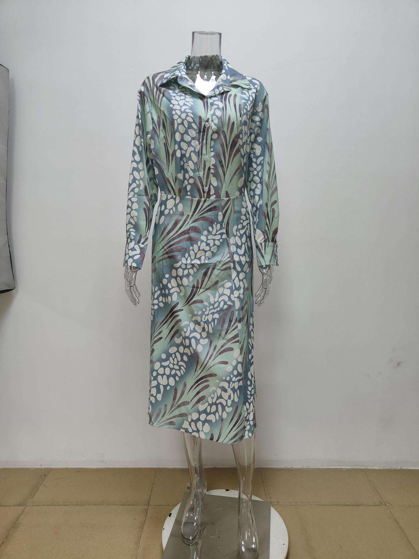 Animal Print Shirt and Skirt Set image 3