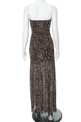 Enchanting Evening Tiger-Print Maxi Dress image 8