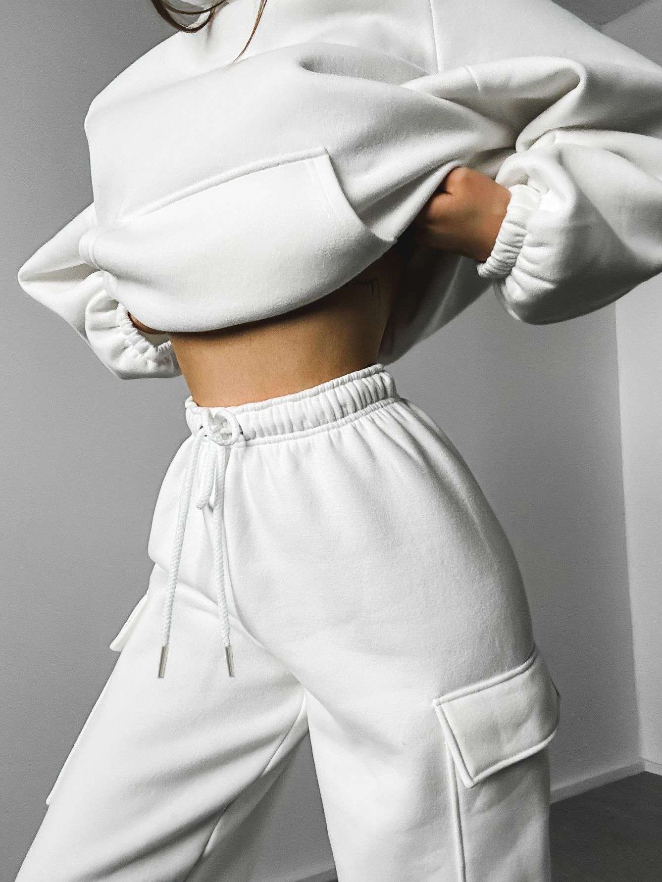 Loose Fit Hooded Sweatshirt With Joggers Co-ord Set image 1