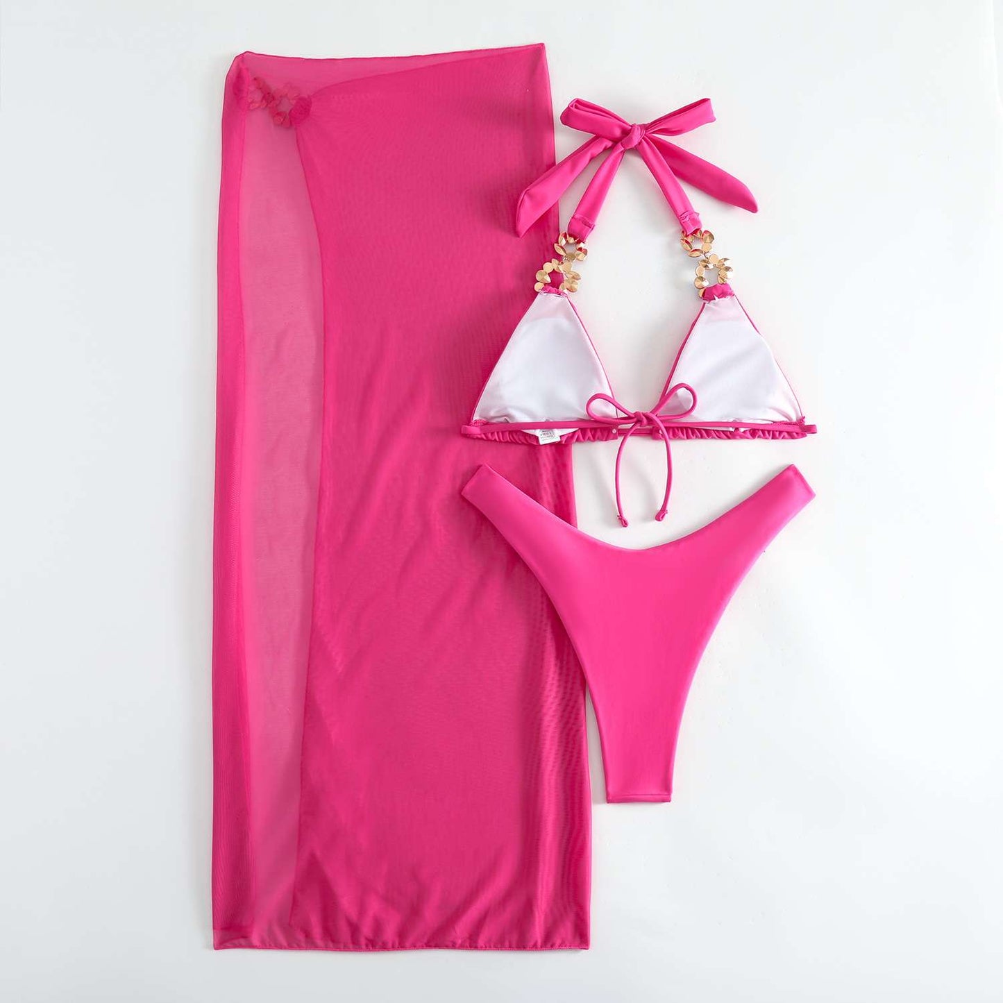 Bikini with Matching Wrap Skirt image 2