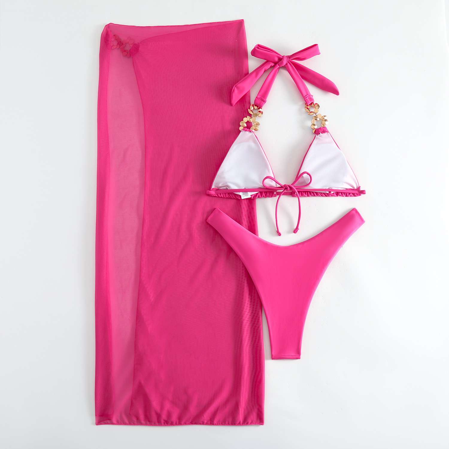 Bikini with Matching Wrap Skirt image 2