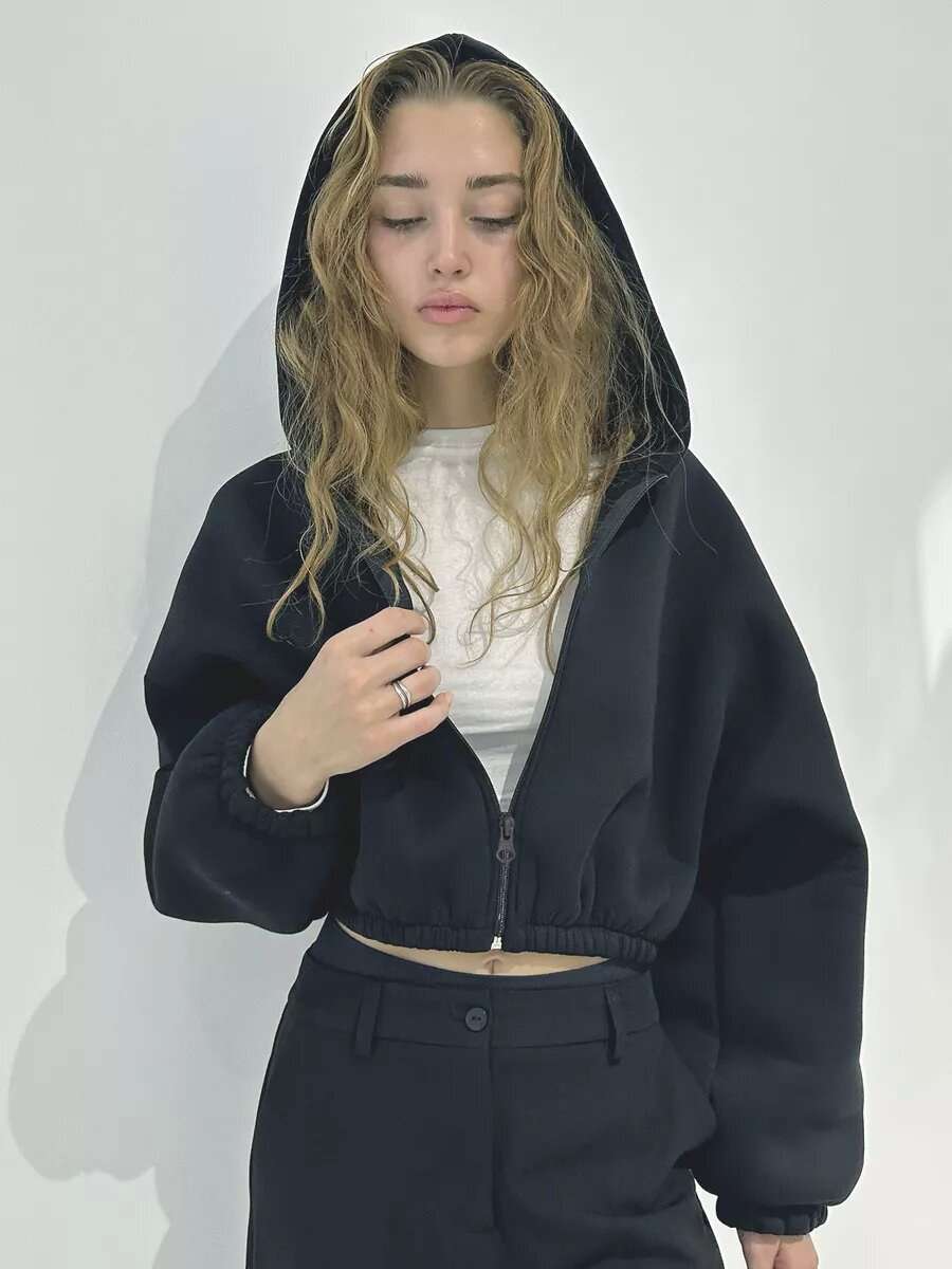 Cozy Luxe Crop Hoodie image 5