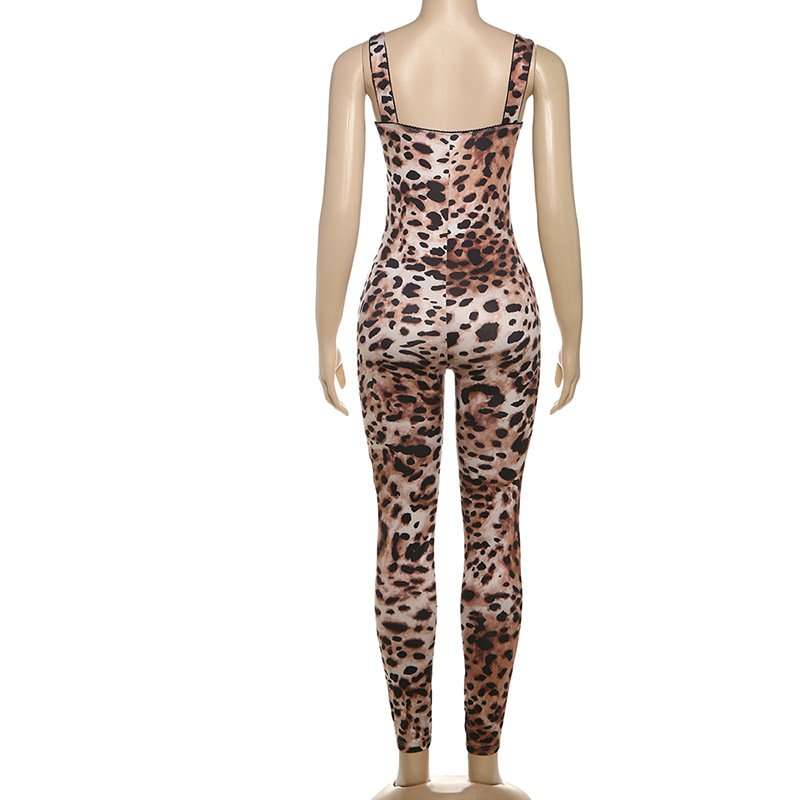 Strapless Animal Print Jumpsuit image 6