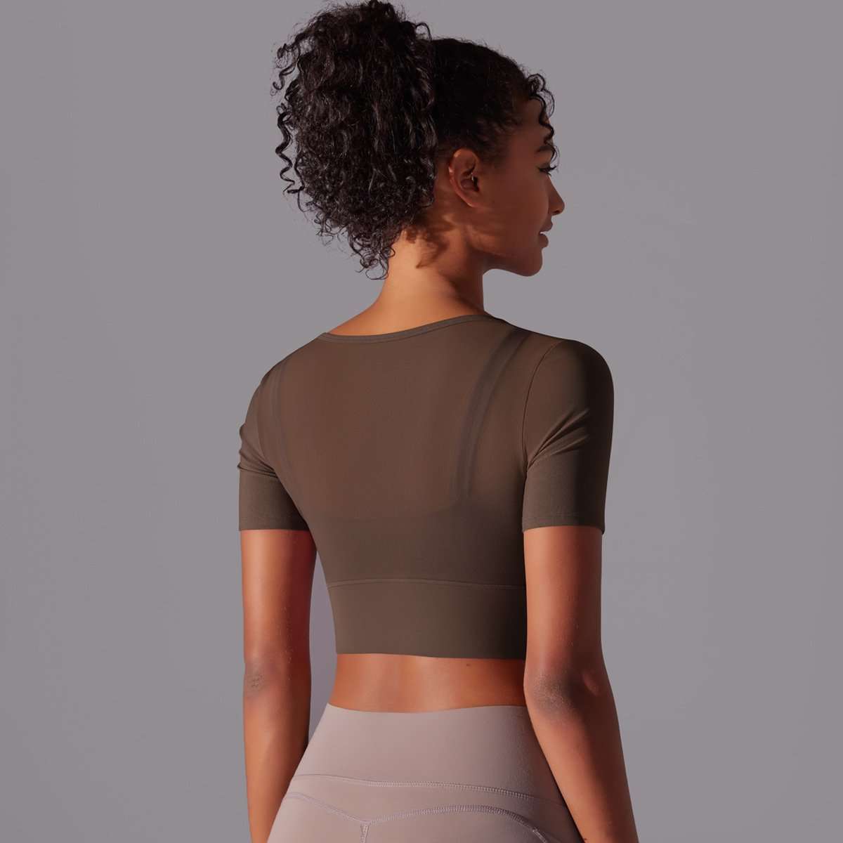 Stylish Cut-Out Sports Top image 2