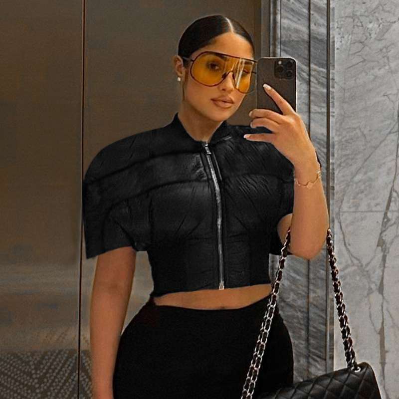 Eclipse Puff Crop Jacket image 1