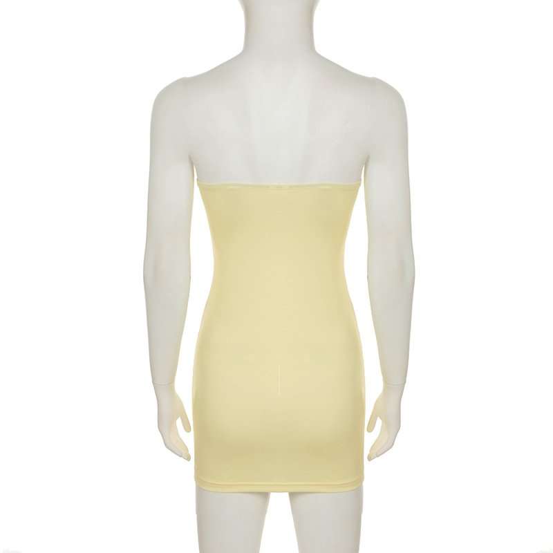 Sunset Butterfly Print Strapless Mini Dress image 3