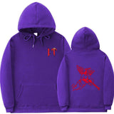 Hip Hop Hoodie Pullover Sweatshirts - S, Purple image